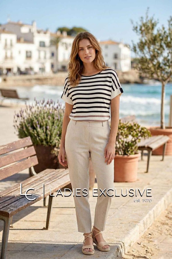 NICOLA Μπλούζα κοντομάνικη ριγέ