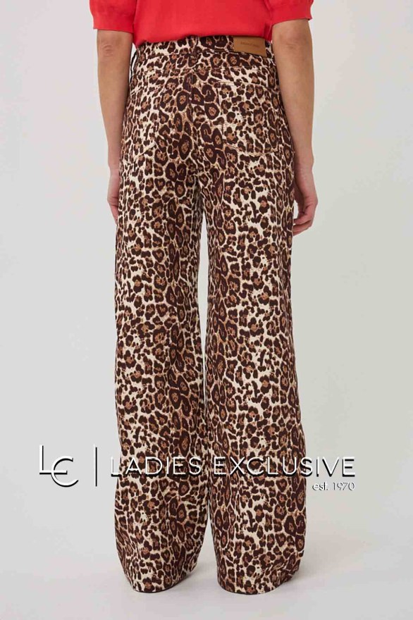 ESQUALO Παντελόνι τζην animal print