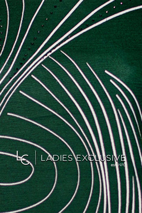 ELIN Μπλούζα μάλλινη με στάμπα γραμμές