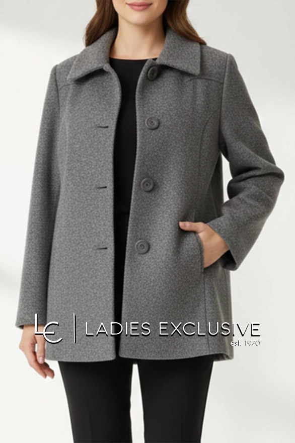 FIBES Παλτοζακέτα βελούρ