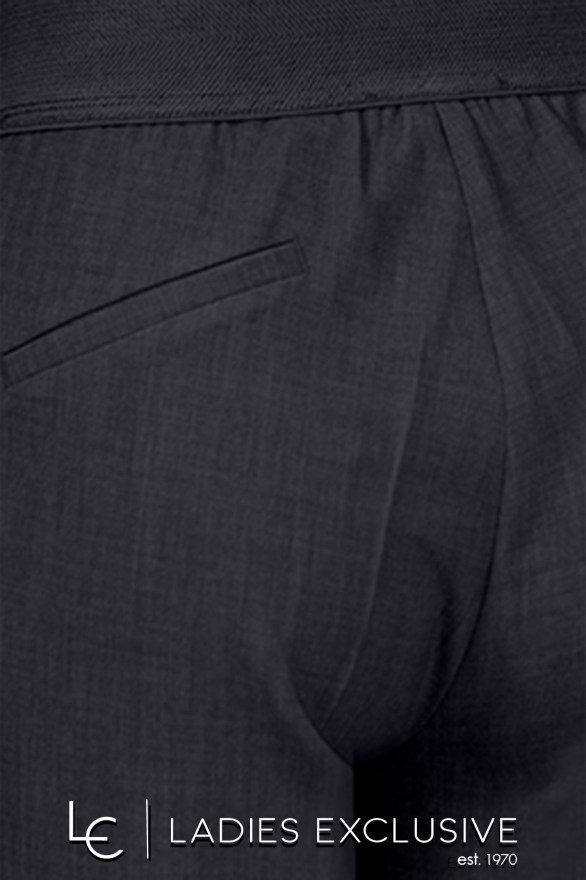 BELLA P. Παντελόνι κρεπ ρεγιόν με λάστιχο