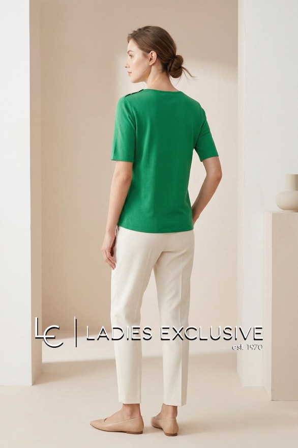 NICOLA Μπλούζα κοντομάνικη με v