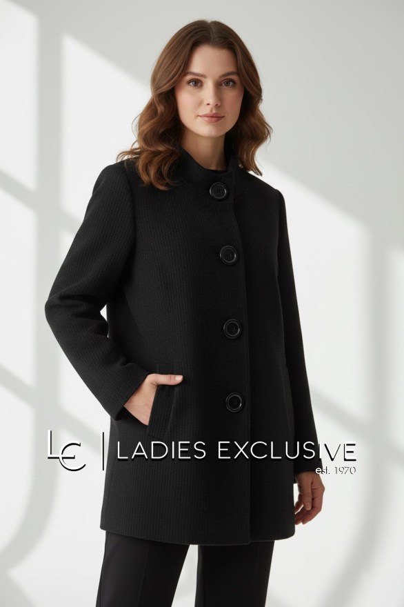 FIBES Παλτοζακέτα με ανάγλυφες ρίγες