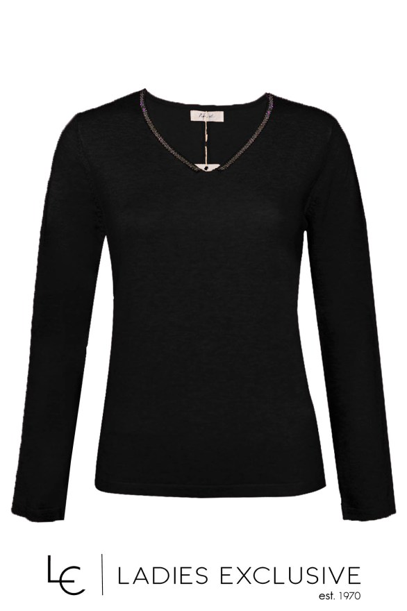 TRIPODE Μπλούζα πλεκτή με άνοιγμα v