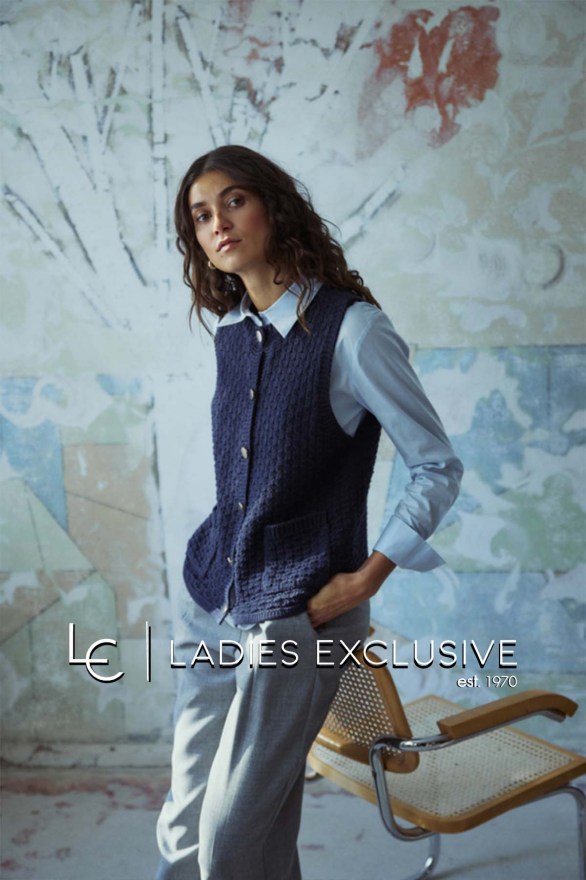 FRANSA Γιλέκο πλεκτό με κουμπιά