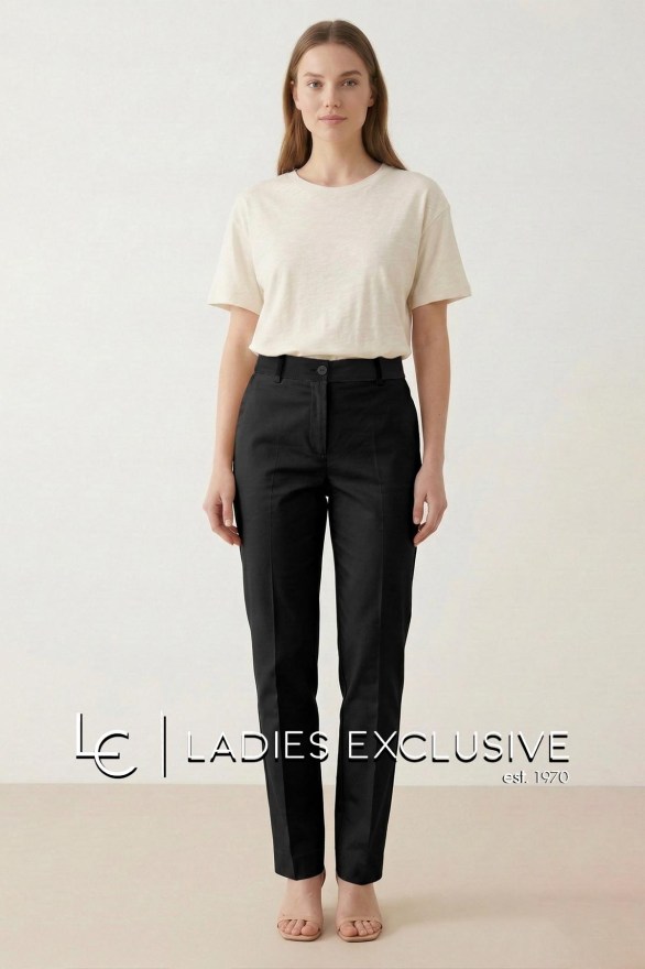 BELLA P. Παντελόνι βαμβακερό αστραγάλου