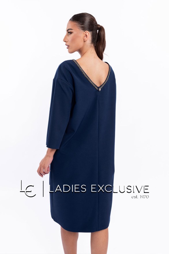 WEFTS Φόρεμα κρεπ με μανίκι 3/4