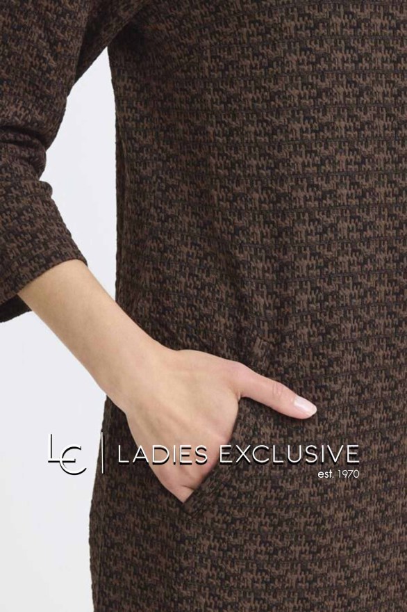 FRANSA Φόρεμα πλεκτό ζακάρ