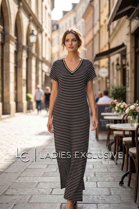 NICOLA Φόρεμα κοντομάνικο με v