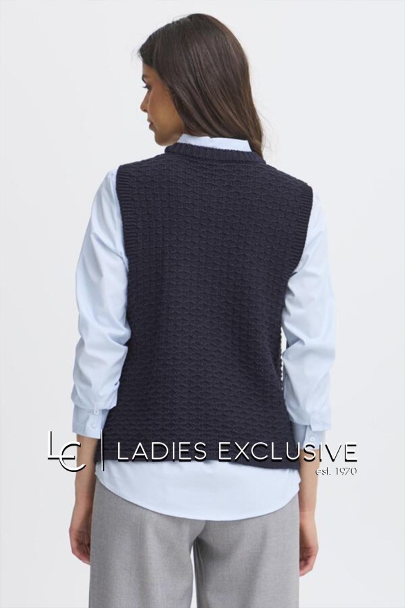 FRANSA Γιλέκο πλεκτό με κουμπιά