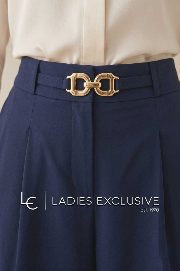 ESTEL Ζιπ κιλότ με πιέτες