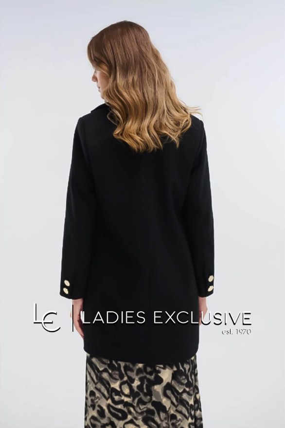 FIBES Παλτό με ανάγλυφο σχέδιο