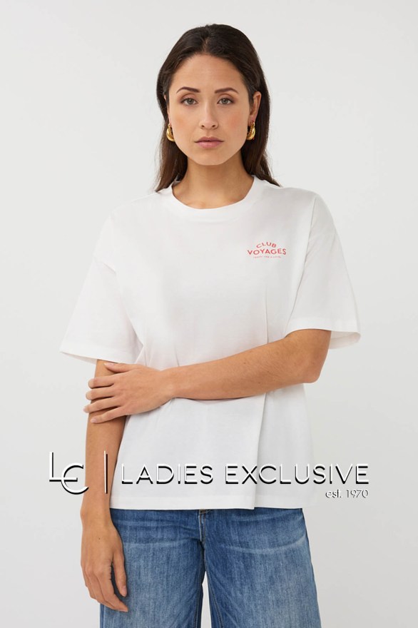 ESQUALO Μπλούζα T-shirt με στάμπα στην πλάτη