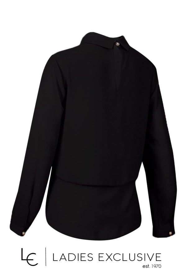 ESTEL Μπλούζα ριχτή με γιακά