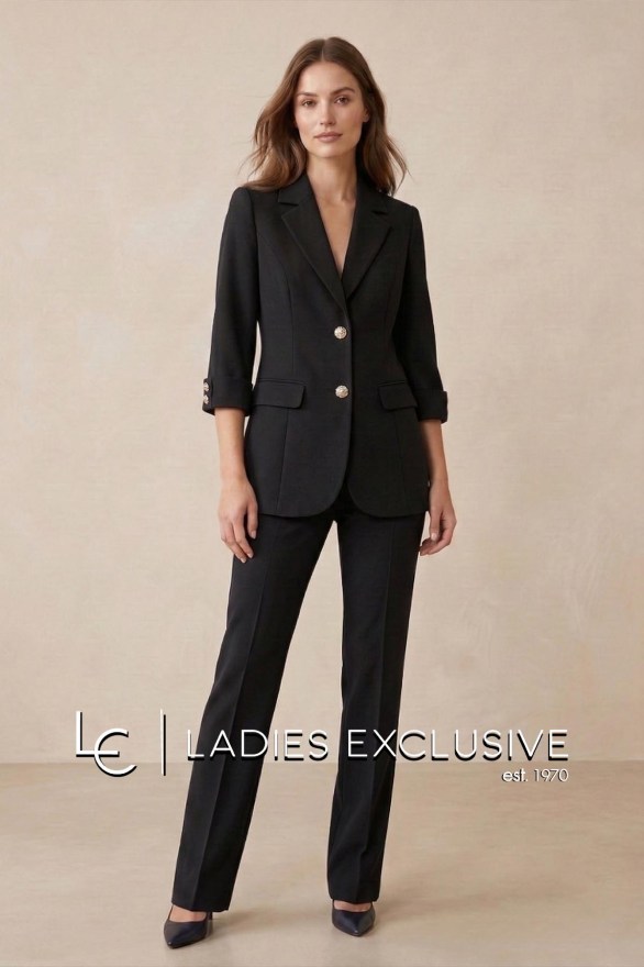 FIBES Παντελόνι κρεπ