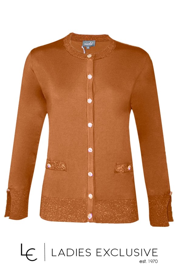 NICOLA Ζακέτα μονόχρωμη με ιδιαίτερα κουμπιά