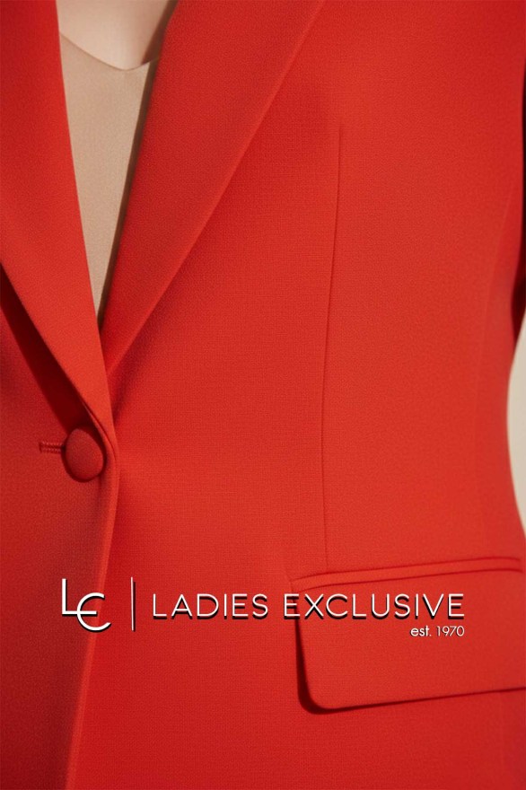 BELLA P. Σακάκι κρεπ με ένα κουμπί