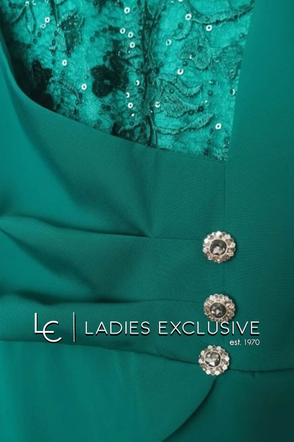 WEFTS Φόρεμα μίντι κοντομάνικο με δαντέλα