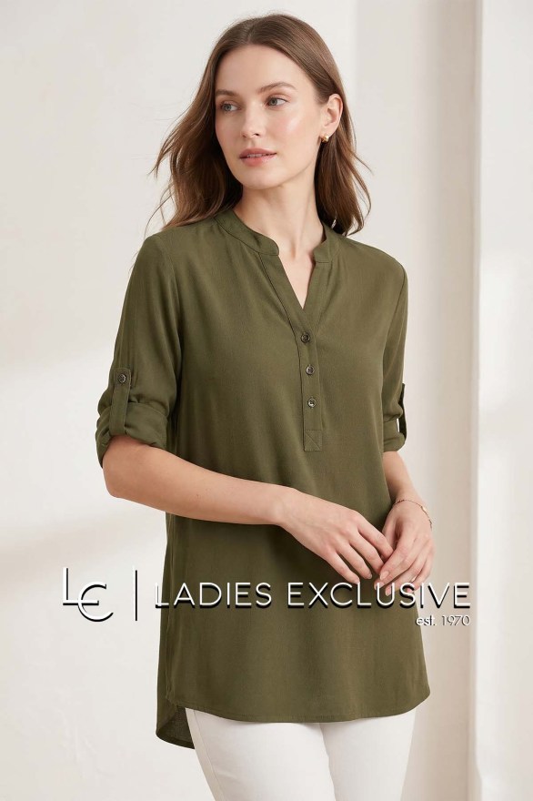 FIBES Μπλούζα σε άνετη γραμμή