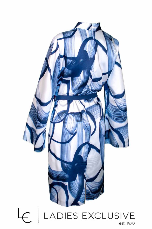 ESTEL Φόρεμα σατέν με ζώνη