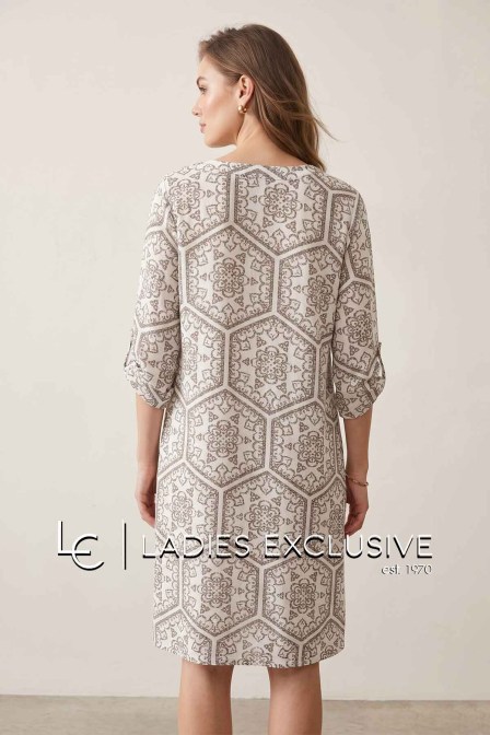 FRANSA Φόρεμα κοντομάνικο boho
