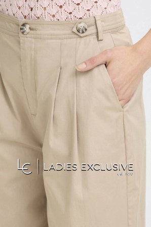 FRANSA Παντελόνι baggy βαμβακερό